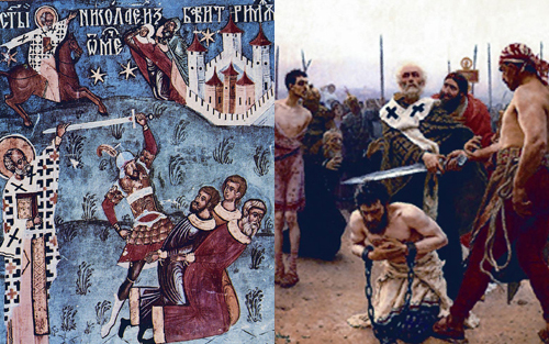 Святитель Николай на иконах и фресках